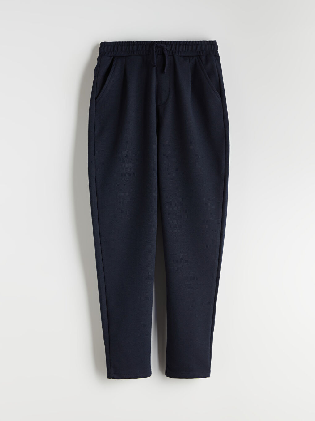 Lacivert Beli Lastikli Dokulu Erkek Çocuk Pantolon