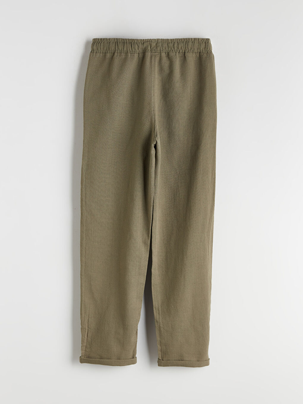 Haki Beli Lastikli Erkek Çocuk Pantolon-1