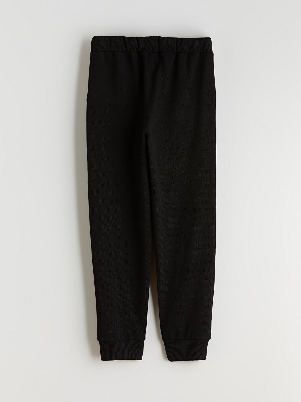 Siyah Beli Lastikli Erkek Çocuk Jogger Eşofman Alt-2