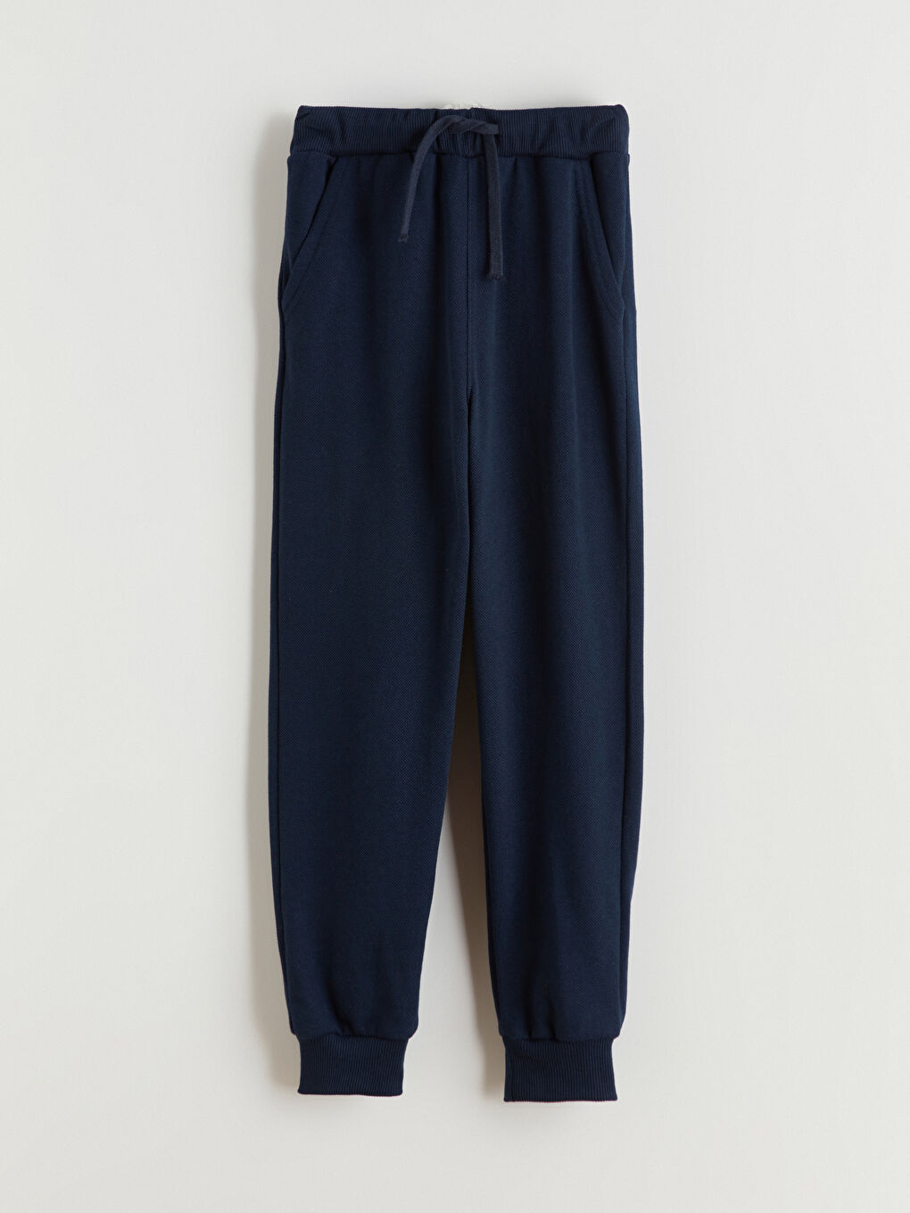 Lacivert Beli Lastikli Erkek Çocuk Jogger Eşofman Alt