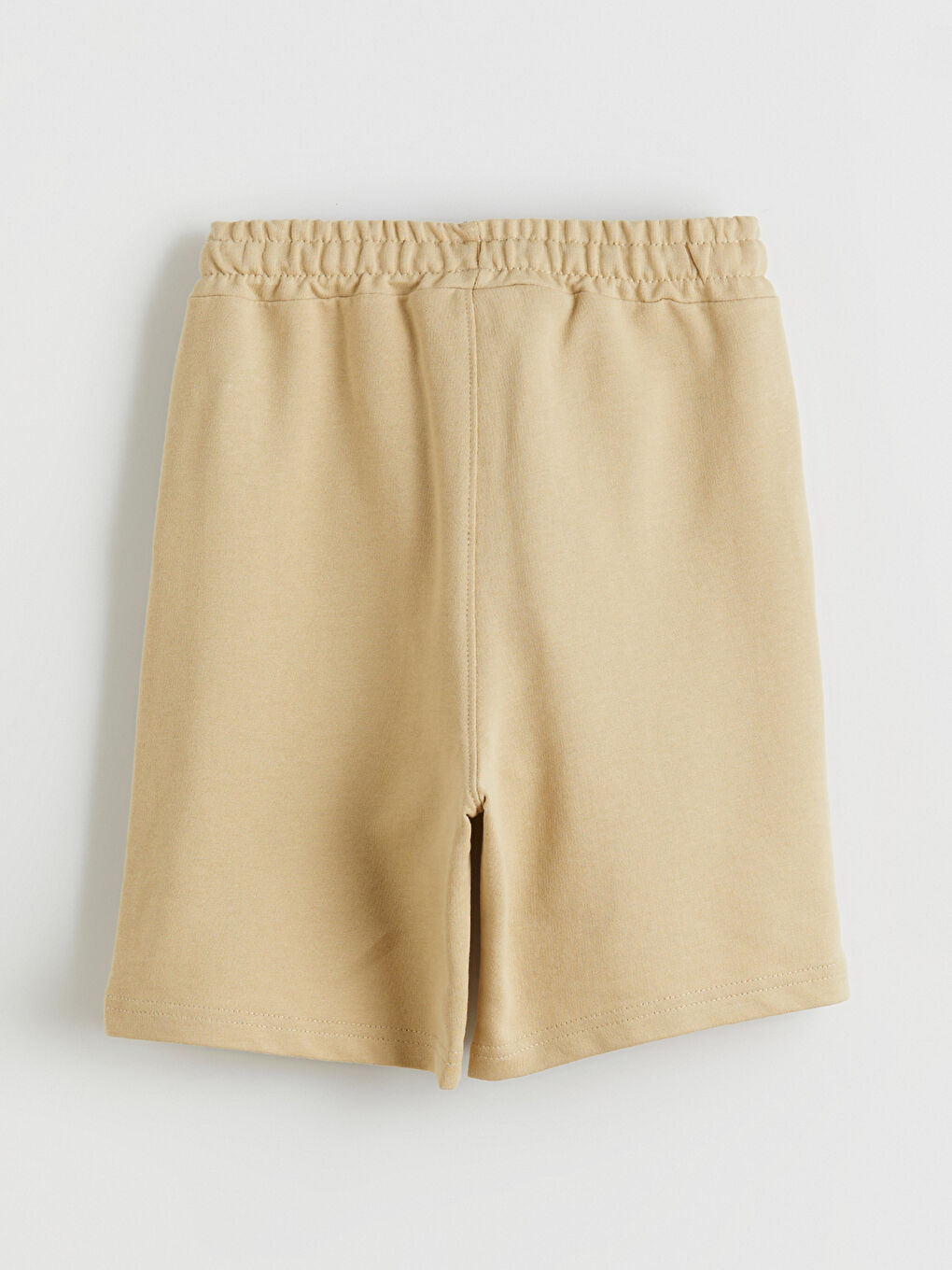 Bej Beli Lastikli Erkek Çocuk Şort-2