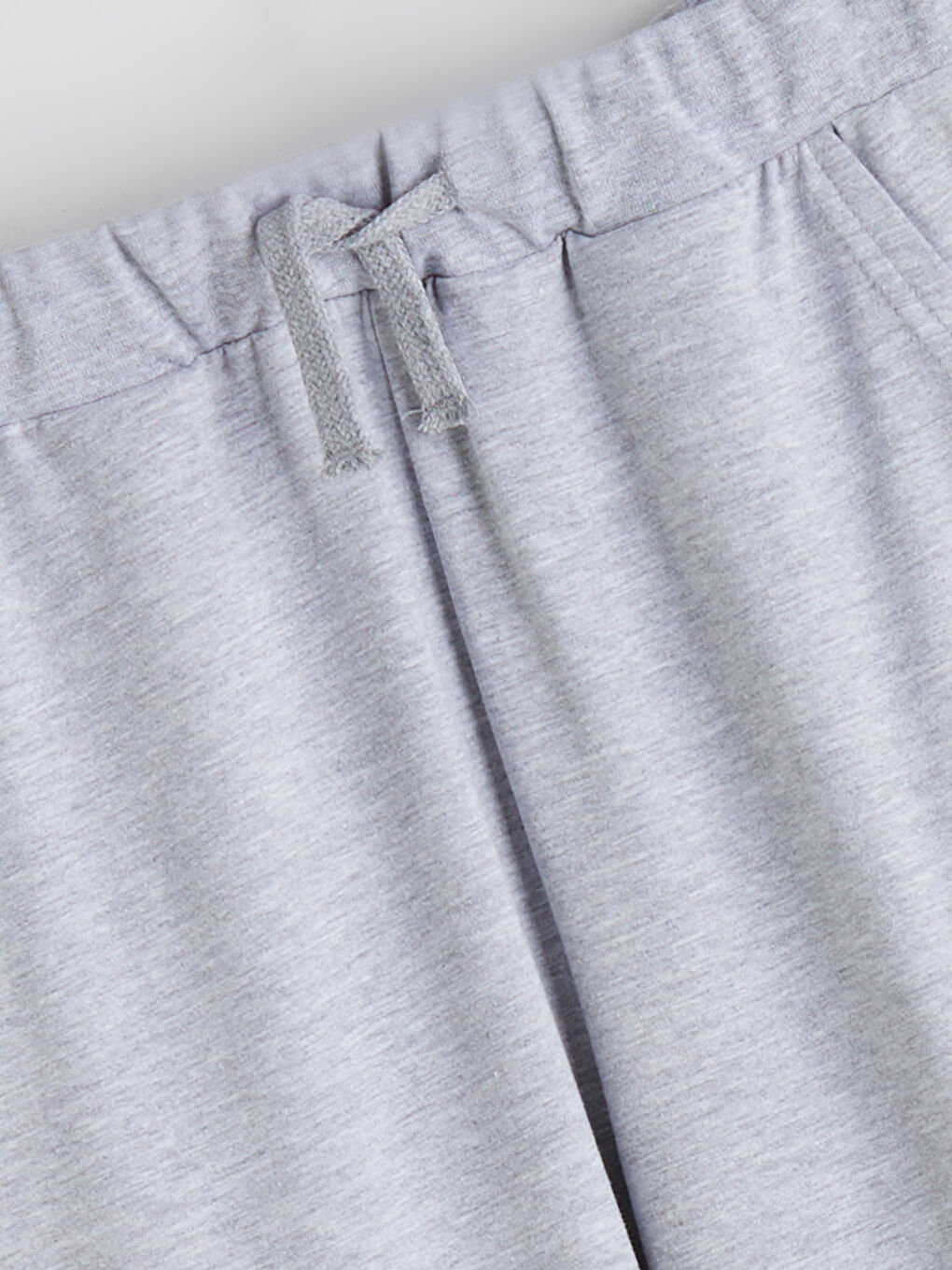 Gri Beli Lastikli Erkek Çocuk Jogger  Eşofman Altı-1
