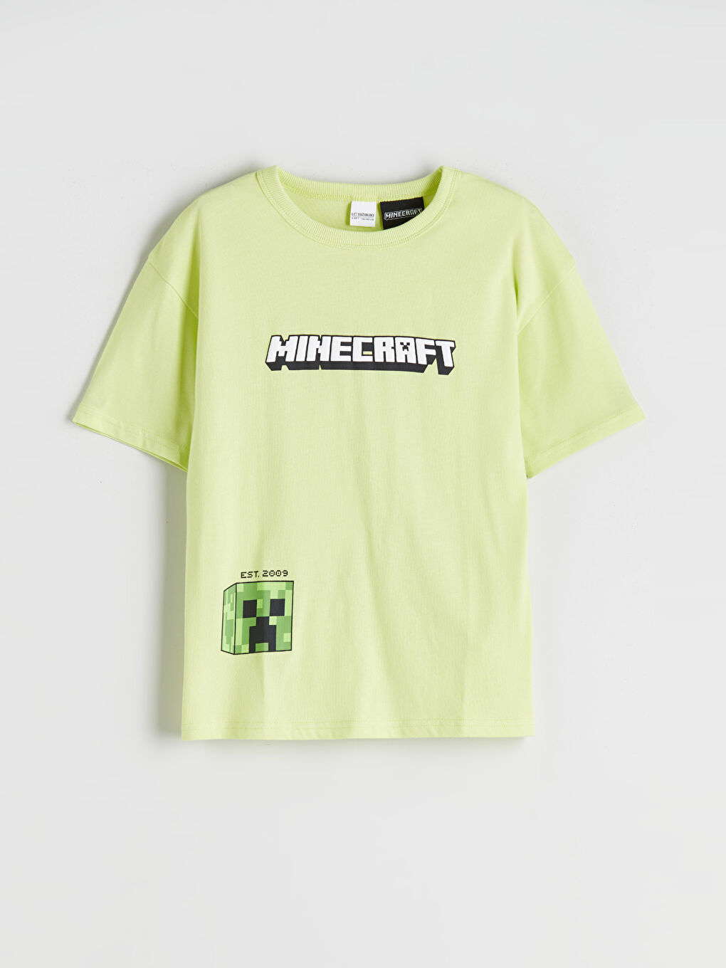 Футболка Для Мальчиков С Круглым Вырезом И Принтом Minecraft