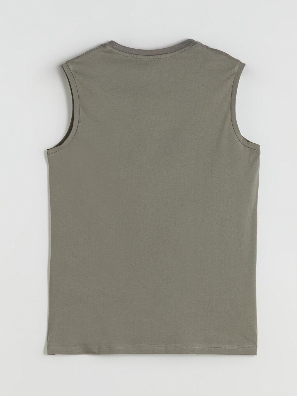 Siyah Bisiklet Yaka Baskılı Penye Erkek Kolsuz Tişört 2'li Paket-11