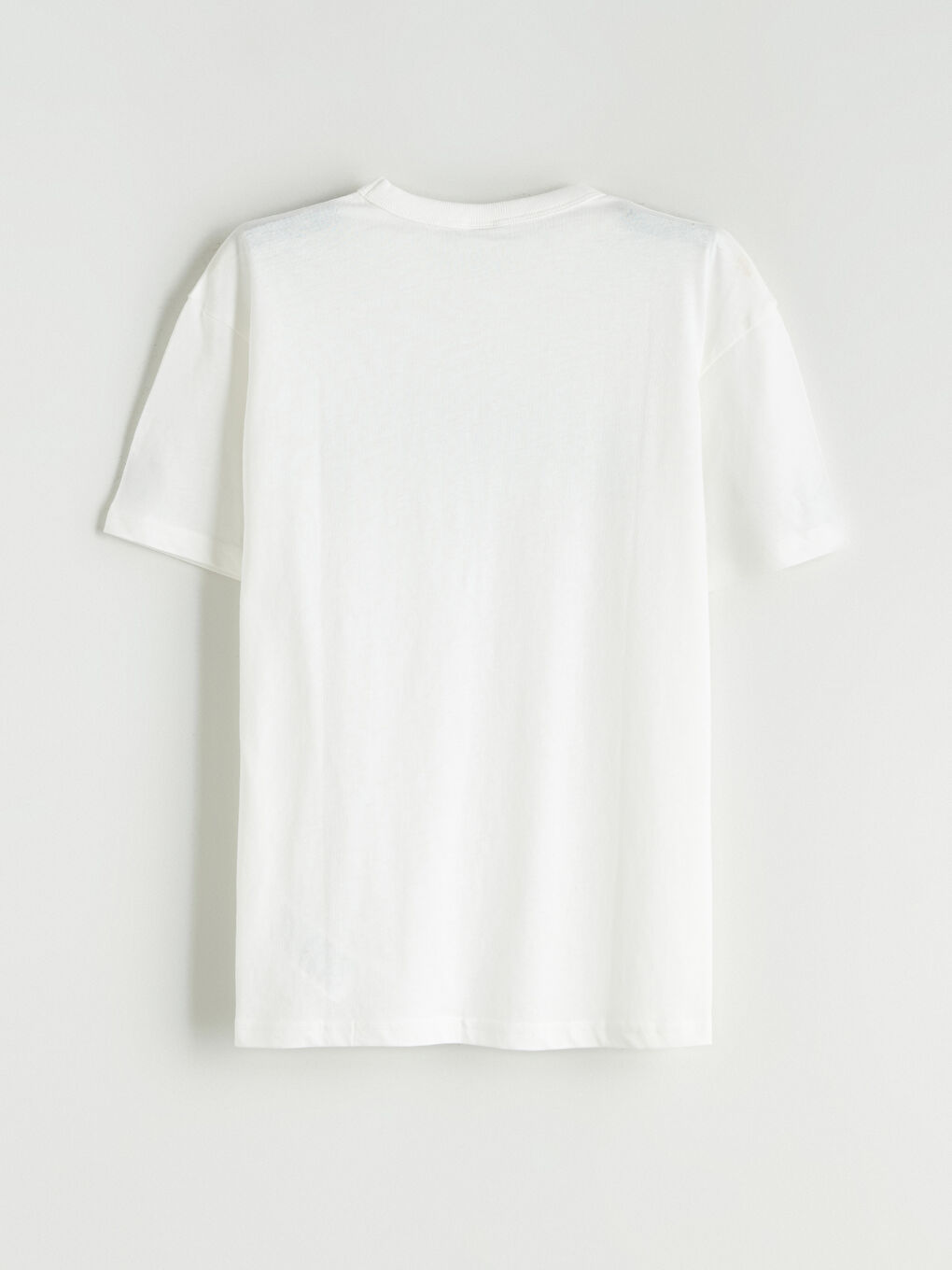 Ұлдарға арналған принтті дөңгелек жағалы футболка-2