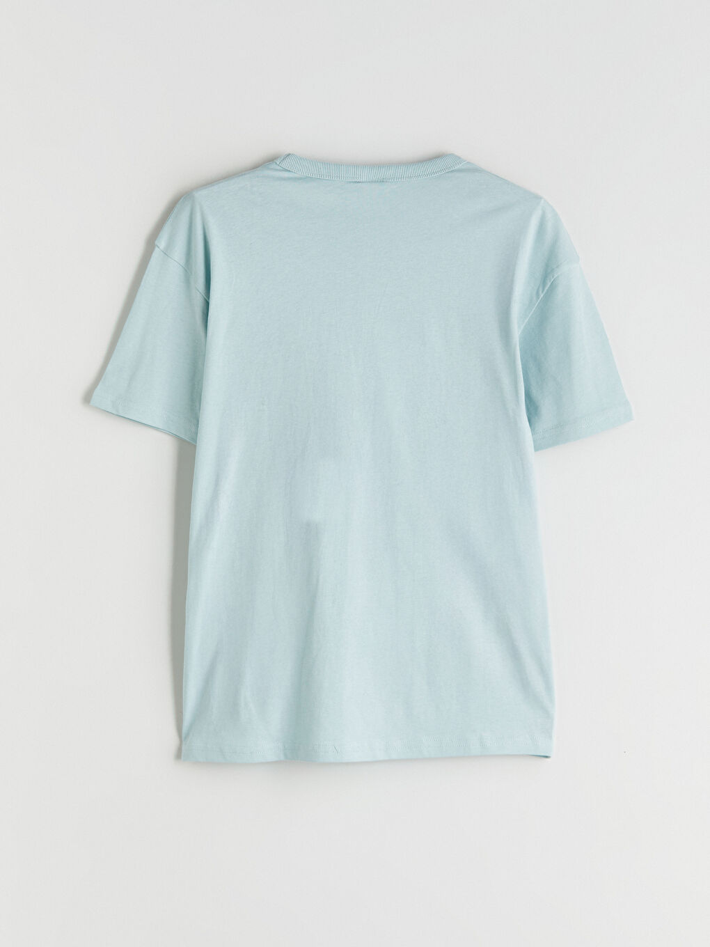 Ұлдарға арналған принтті дөңгелек жағалы футболка-2