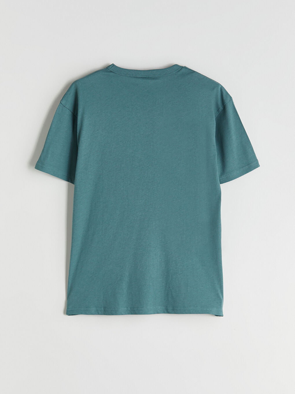 Ұлдарға арналған принтті дөңгелек жағалы футболка-2