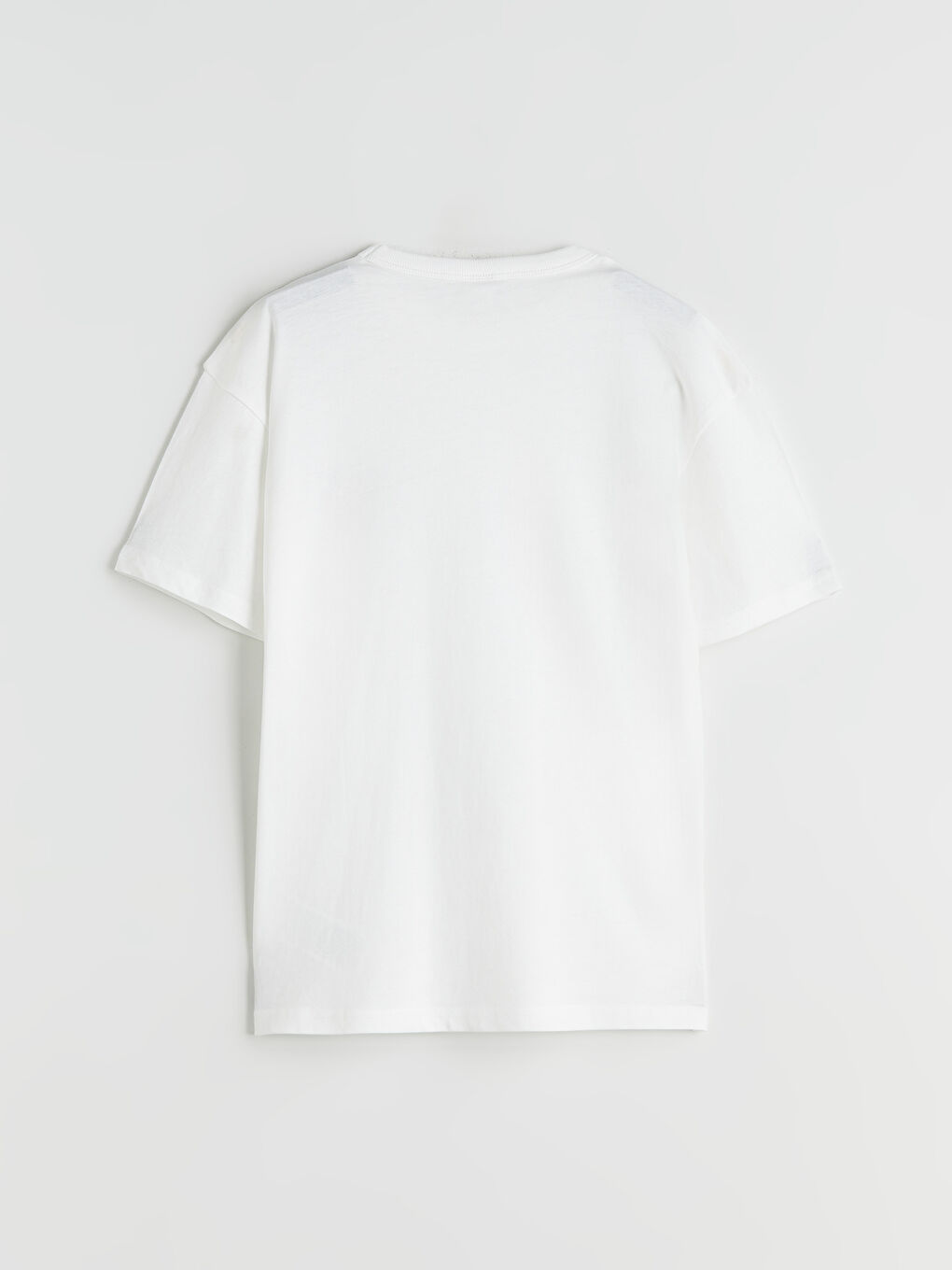 Ұлдарға арналған принтті дөңгелек жағалы футболка-1