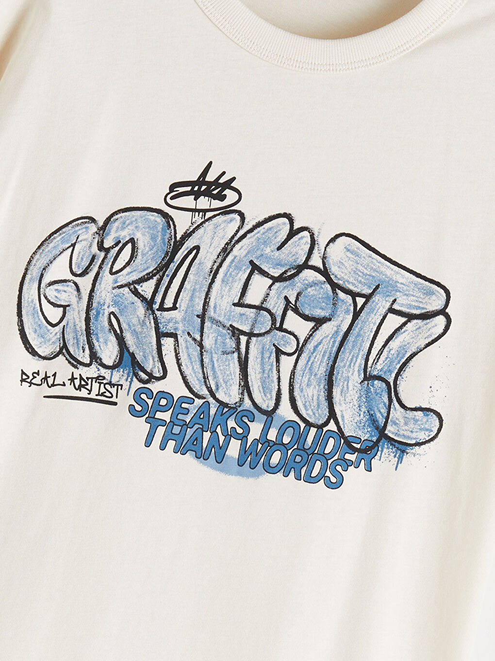 Футболка с круглым вырезом с принтом для мальчиков-2