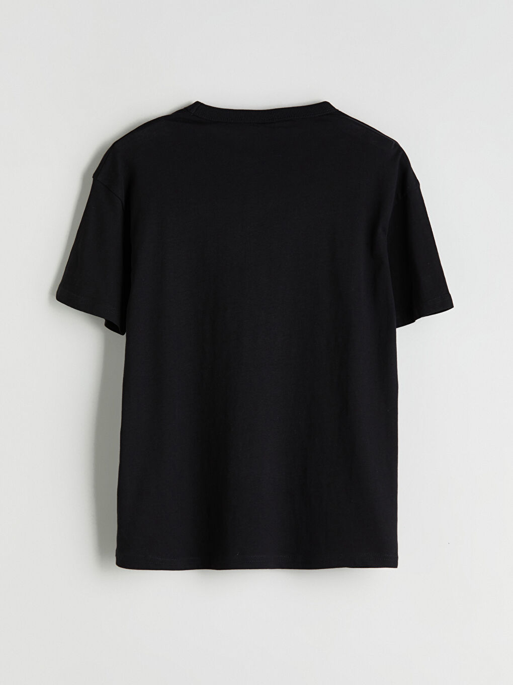 Ұлдарға арналған принтті дөңгелек жағалы футболка-2