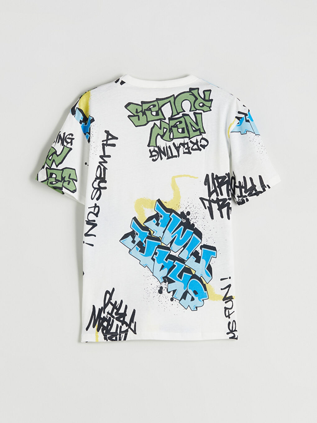 Футболка с круглым вырезом с принтом для мальчиков-2