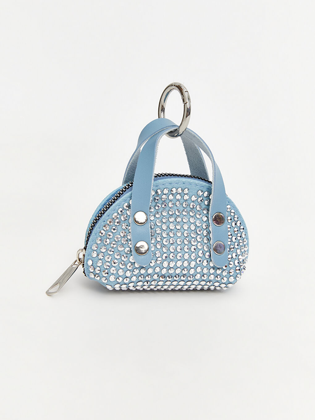 Taş Detaylı Çanta Görünümlü Anahtarlık Cüzdan