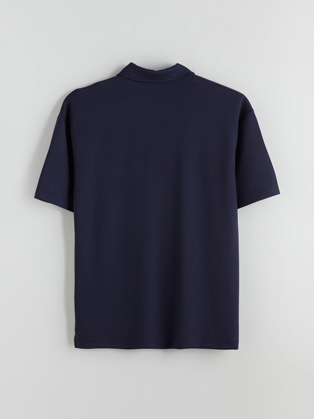 Lacivert Polo Yaka Erkek Tişört-5