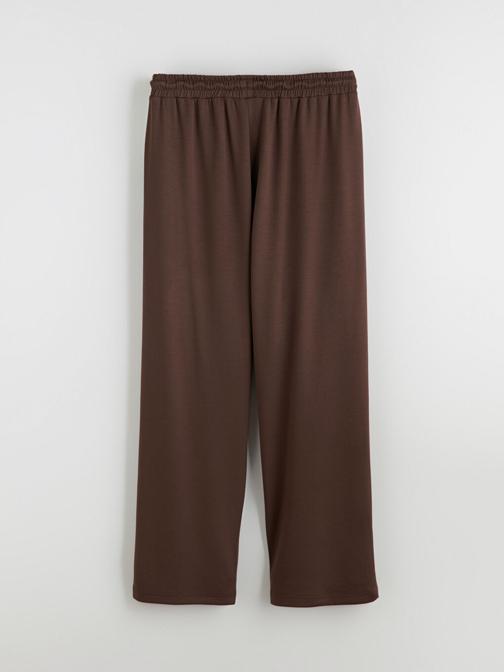 Kahverengi Rahat Kalıp Erkek Eşofman Altı-5