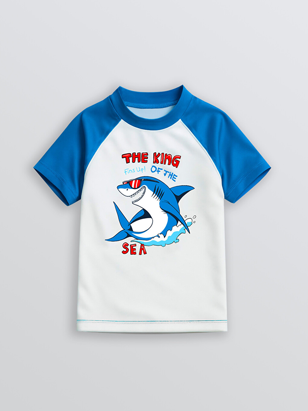 Boy White Swimwear Set-1