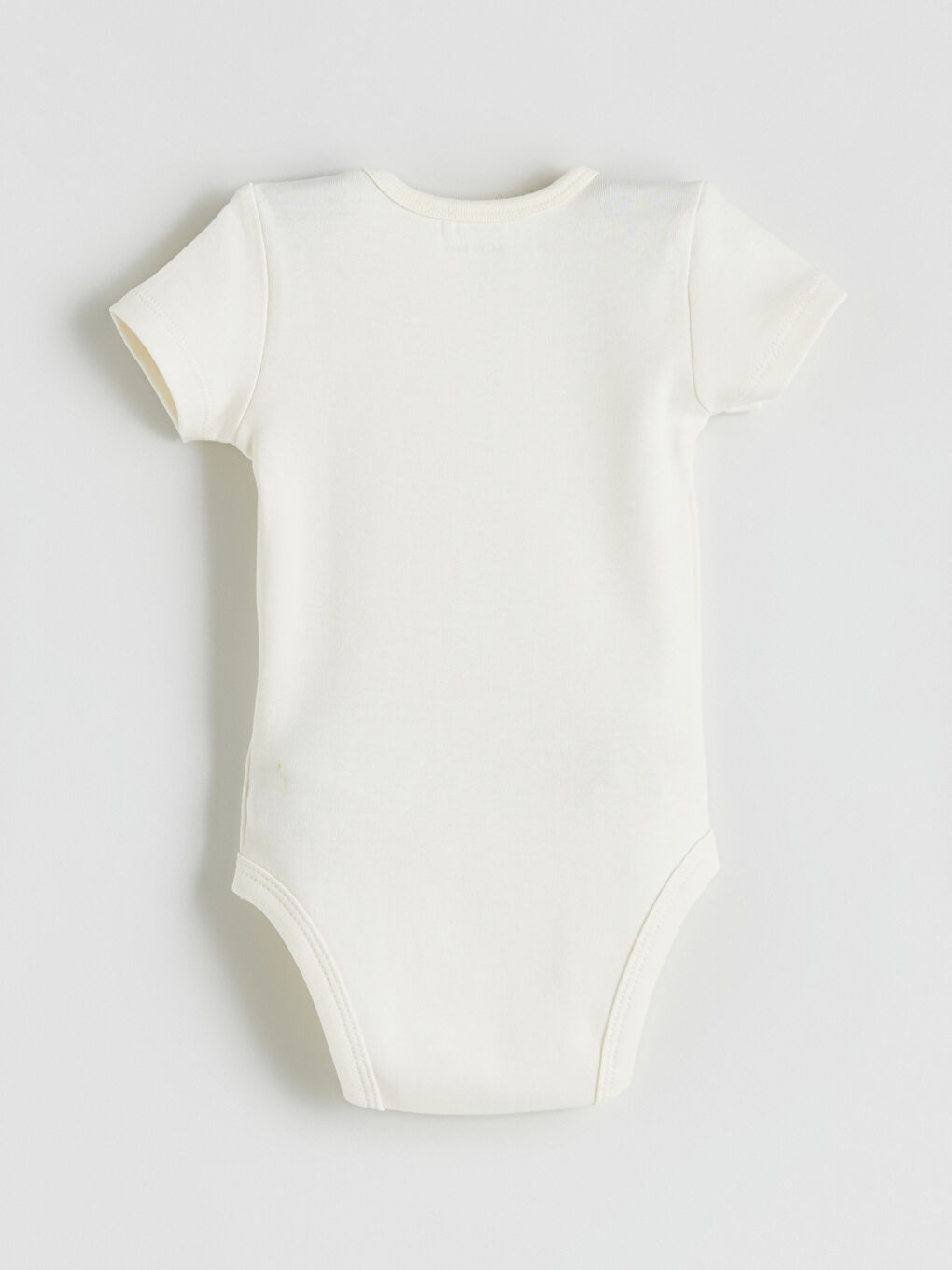 Ekru Baskılı Erkek Bebek Çıtçıtlı Bodysuit 3'lü-3