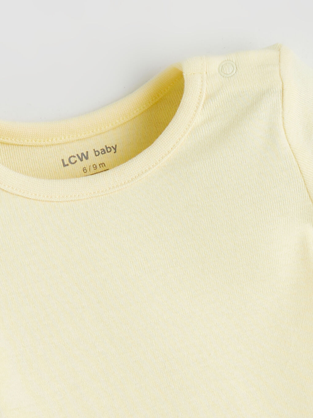 Sarı Bisiklet Yaka Baskılı Kız Bebek Çıtçıtlı Bodysuit 3'lü-2