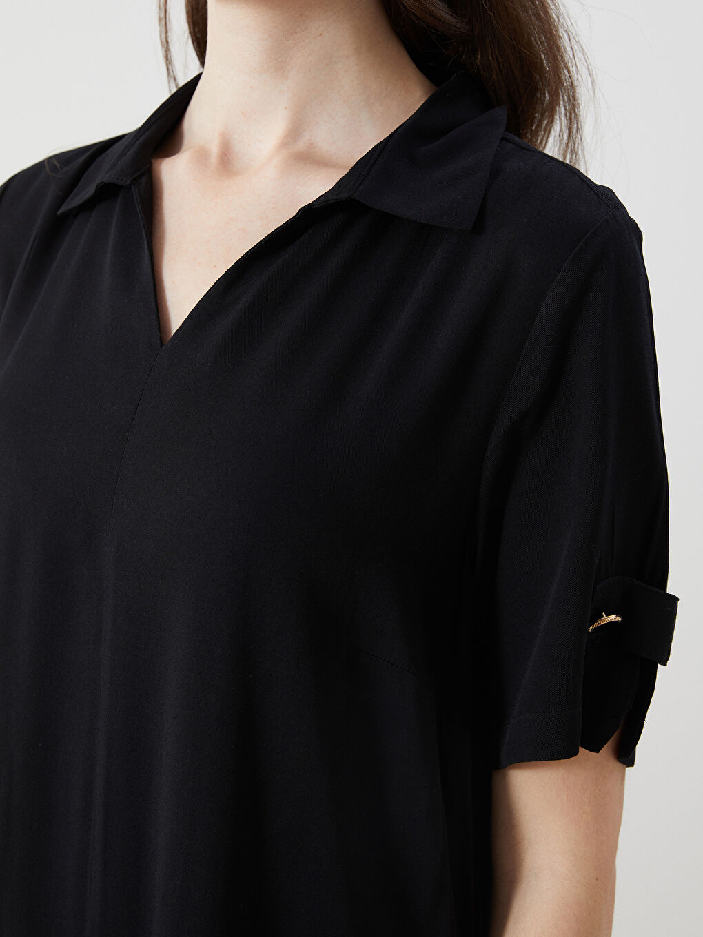 Женщины Черный Платье-2