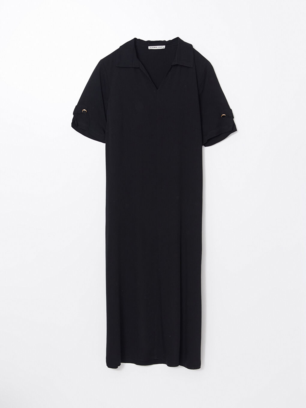 Женщины Черный Платье-4