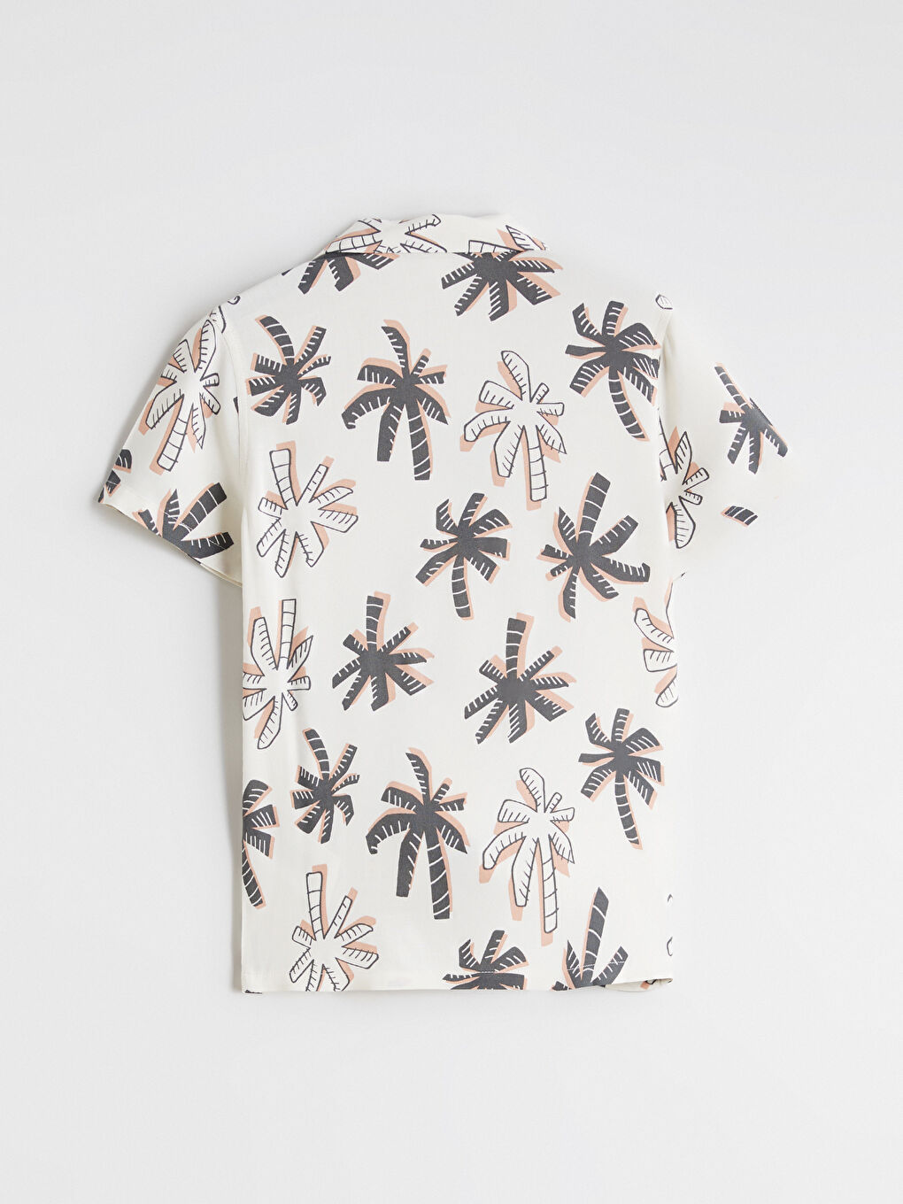 Palm Patterned Boys' Shirt-2
