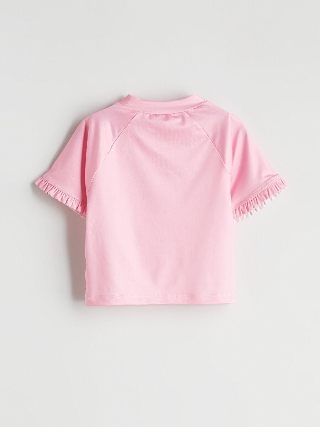 Pembe Baskılı Kız Bebek Mayo Takımı-4