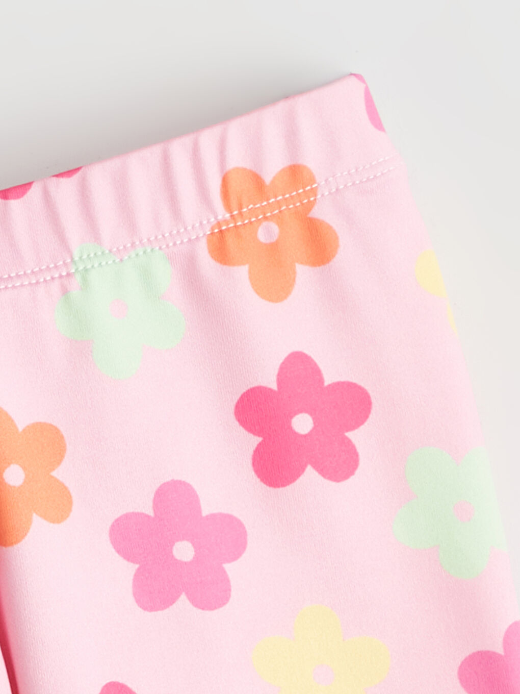 Pembe Baskılı Kız Bebek Mayo Takımı-9