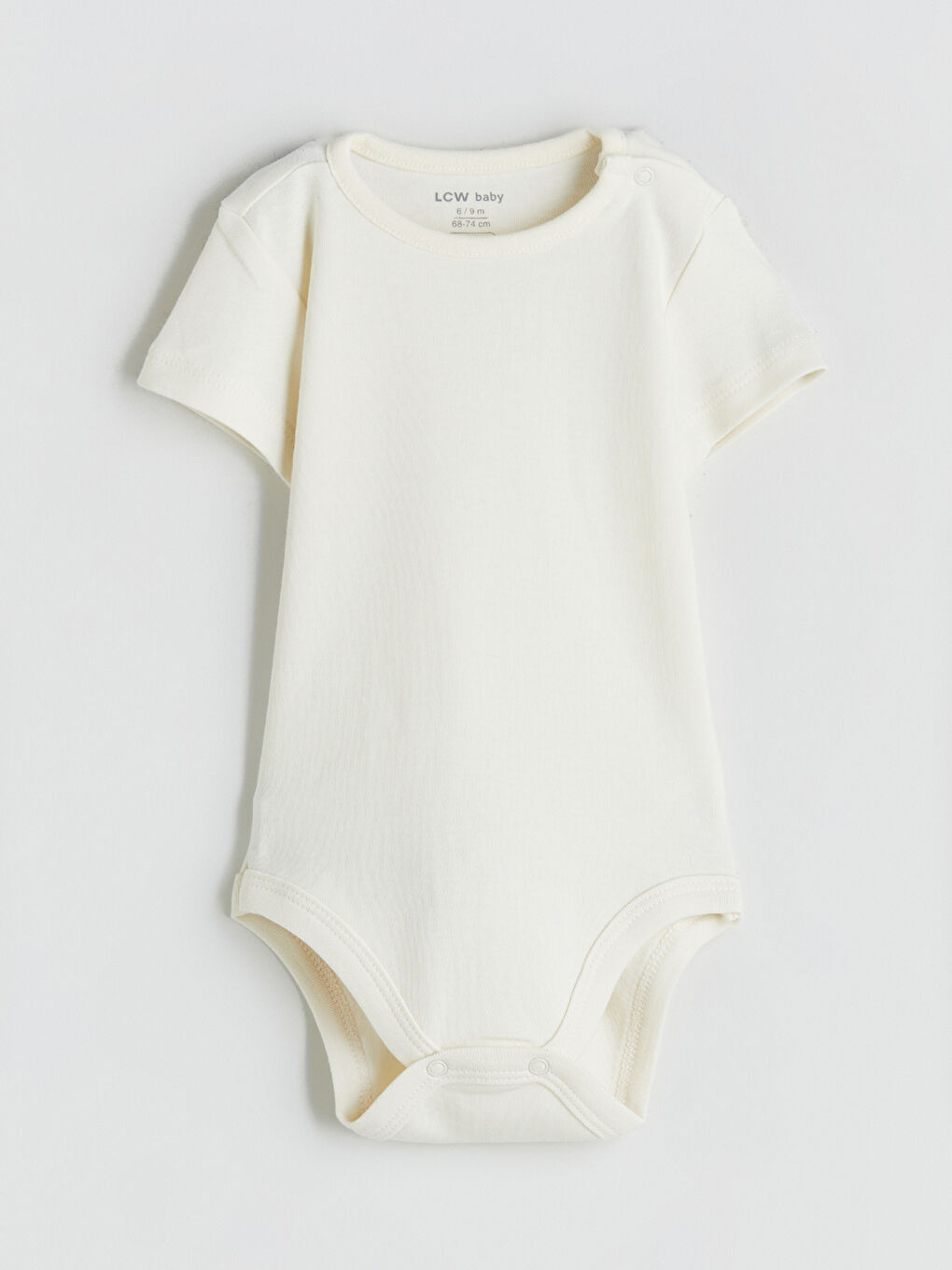 Sarı Bisiklet Yaka Kısa Kollu Kız Bebek Çıtçıtlı Body 3'lü-1