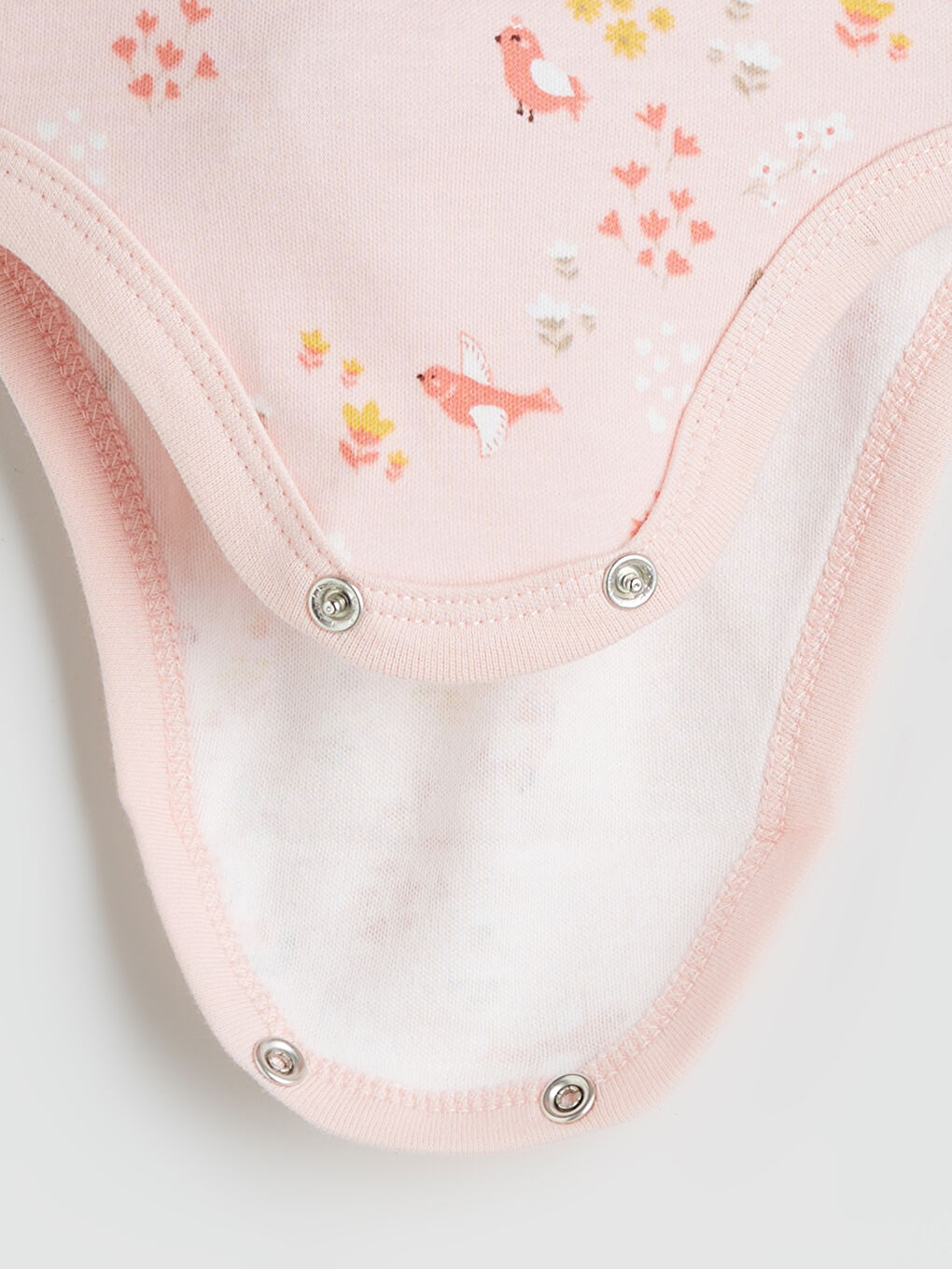 Sarı Bisiklet Yaka Kısa Kollu Kız Bebek Çıtçıtlı Body 3'lü-3