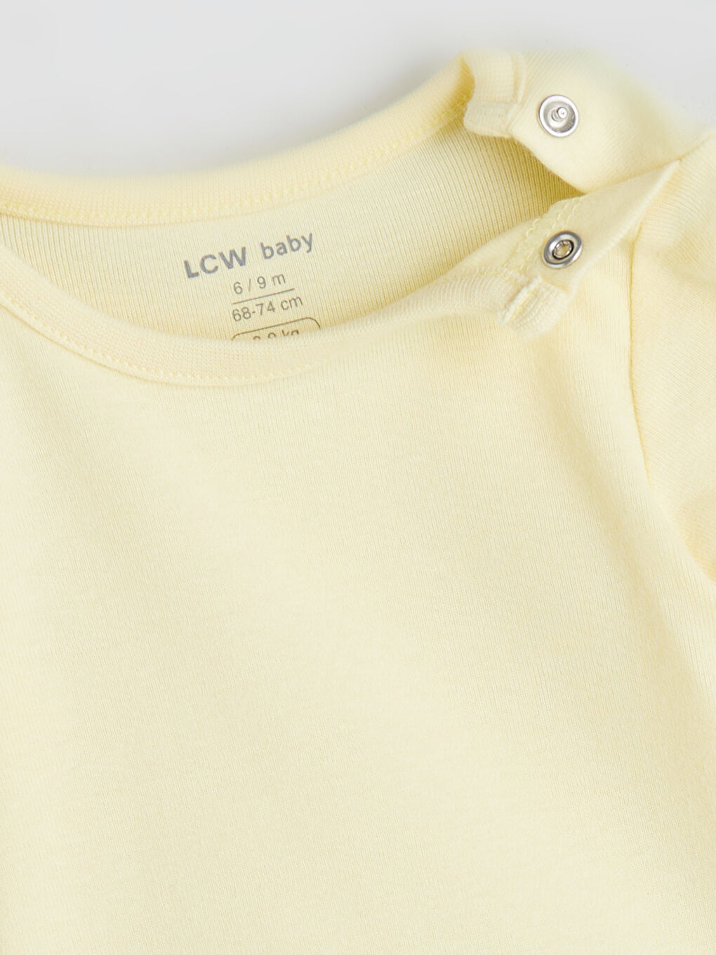 Sarı Bisiklet Yaka Kısa Kollu Kız Bebek Çıtçıtlı Body 3'lü-9