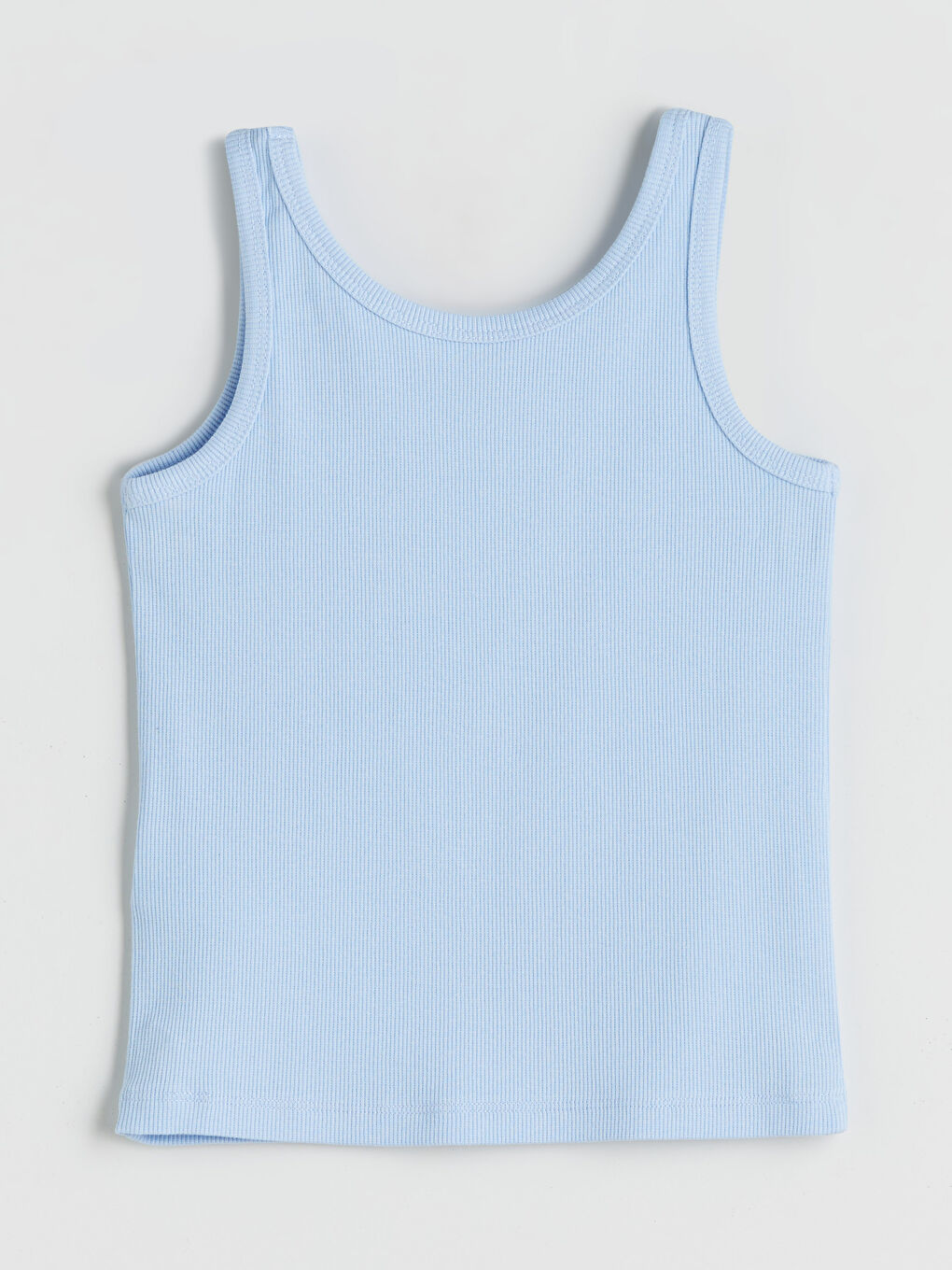 LCW Kids Crew Neck Basic Girls' Tank Top -S5SH46Z4-YTE