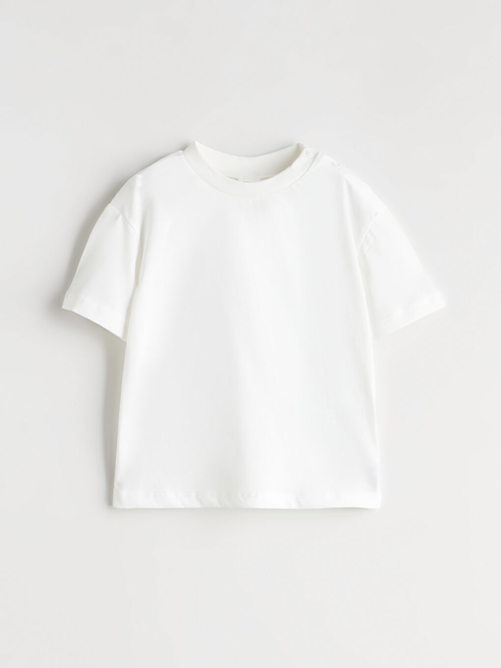 Ekru Bisiklet Yaka Erkek Bebek Tişört 2'li-4