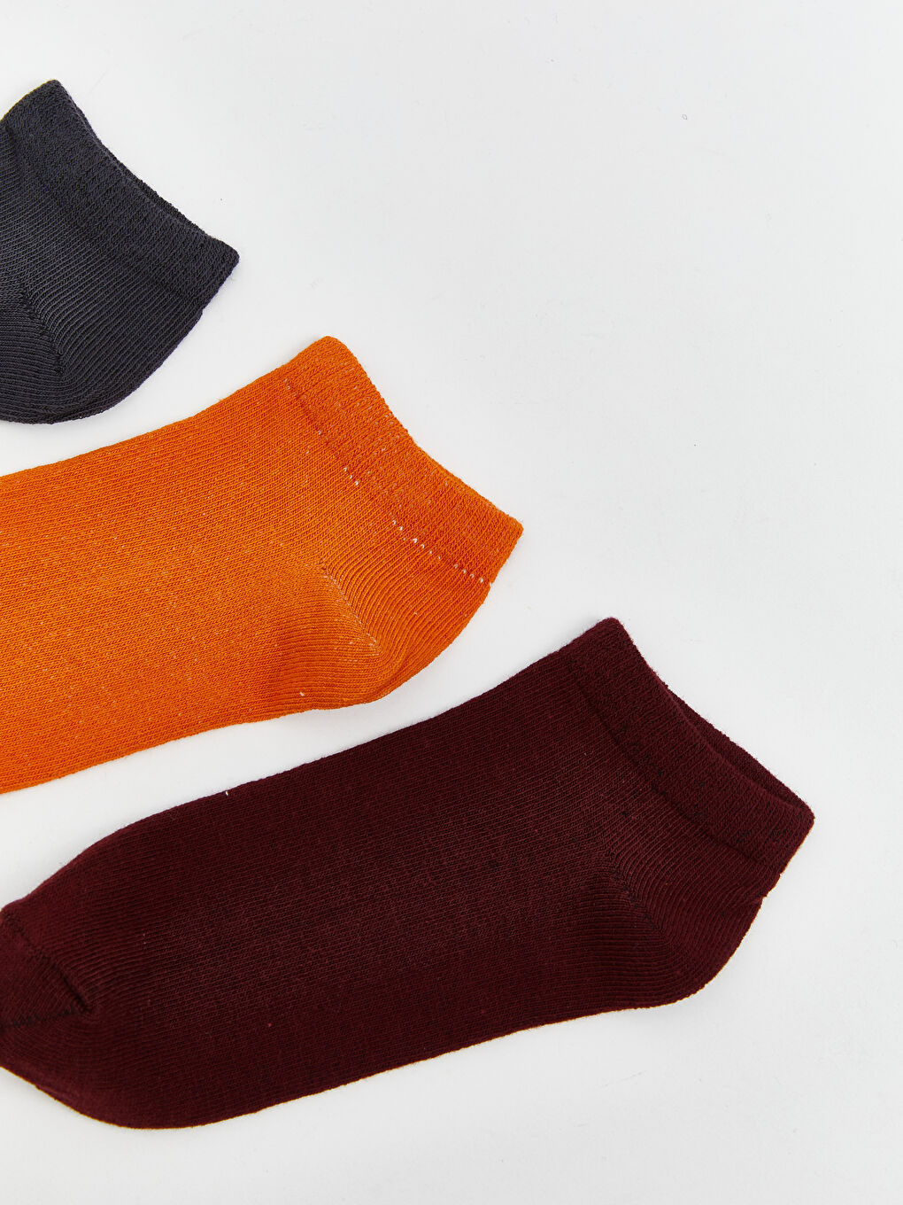 Karışık Basic Erkek Çocuk Patik Çorap 3'lü-1