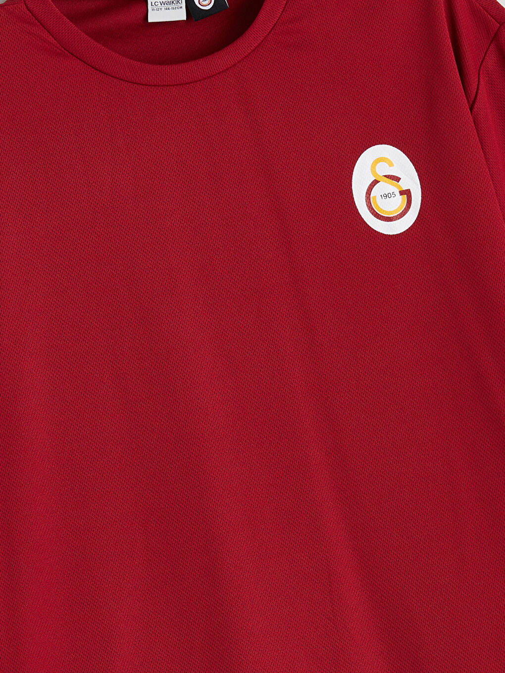 Kırmızı Galatasaray Baskılı Erkek Çocuk Tişört-2