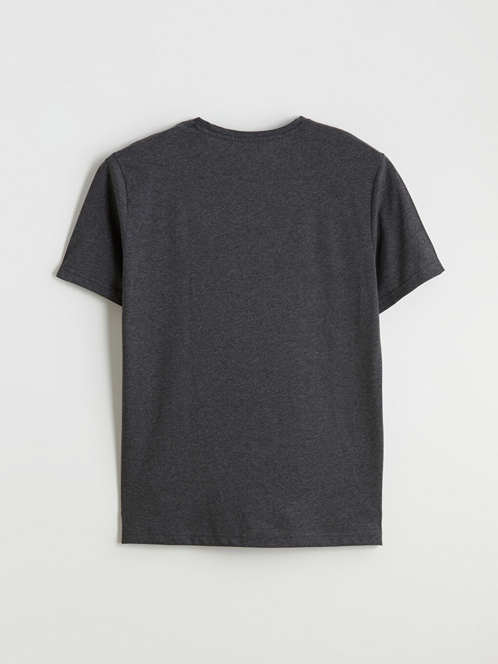 Antrasit Standart Kalıp Erkek Şortlu Pijama Takımı-6