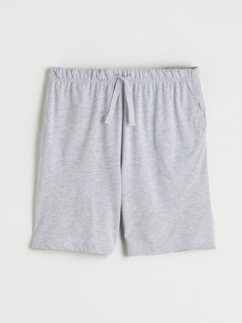 Gri Standart Kalıp Erkek Pijama Alt Şort