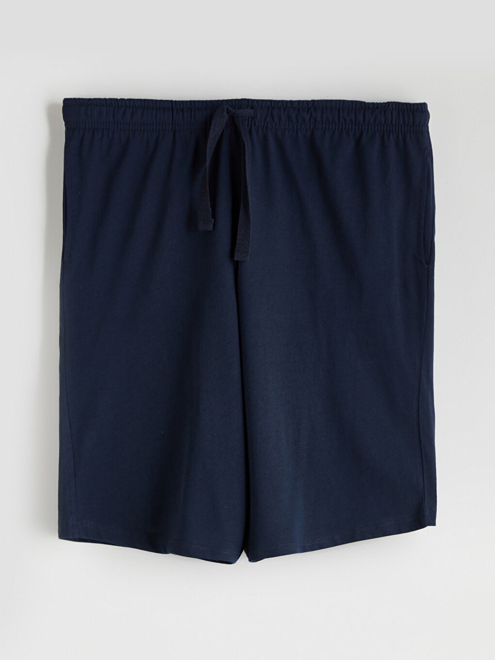 Lacivert Standart Kalıp Erkek Pijama Alt Şort