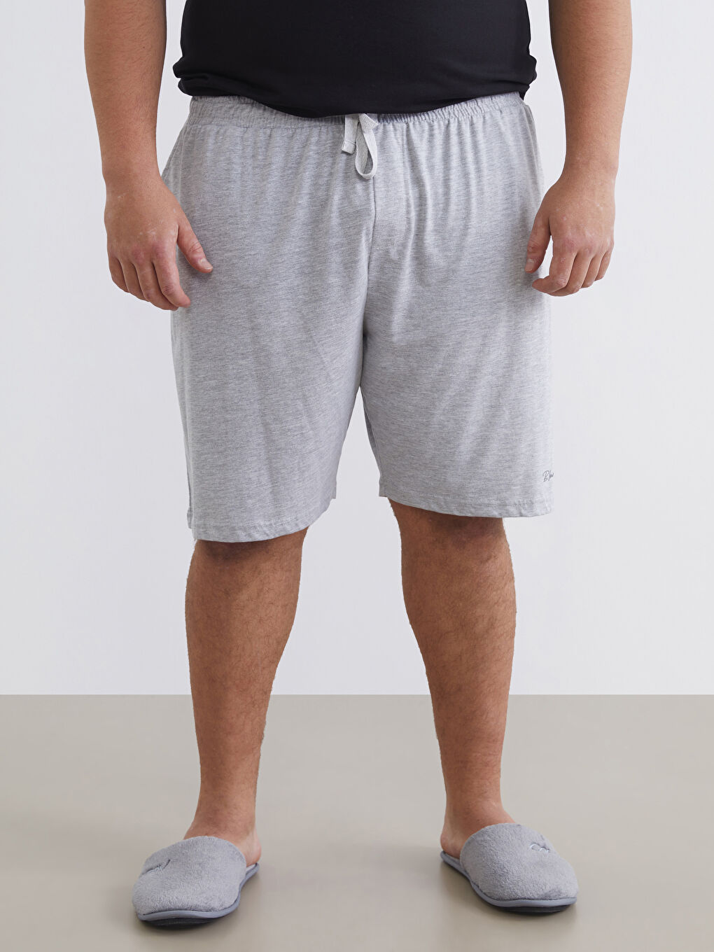 Комплект из 2-х Мужских Пижамных Шорт Слим Фит-4