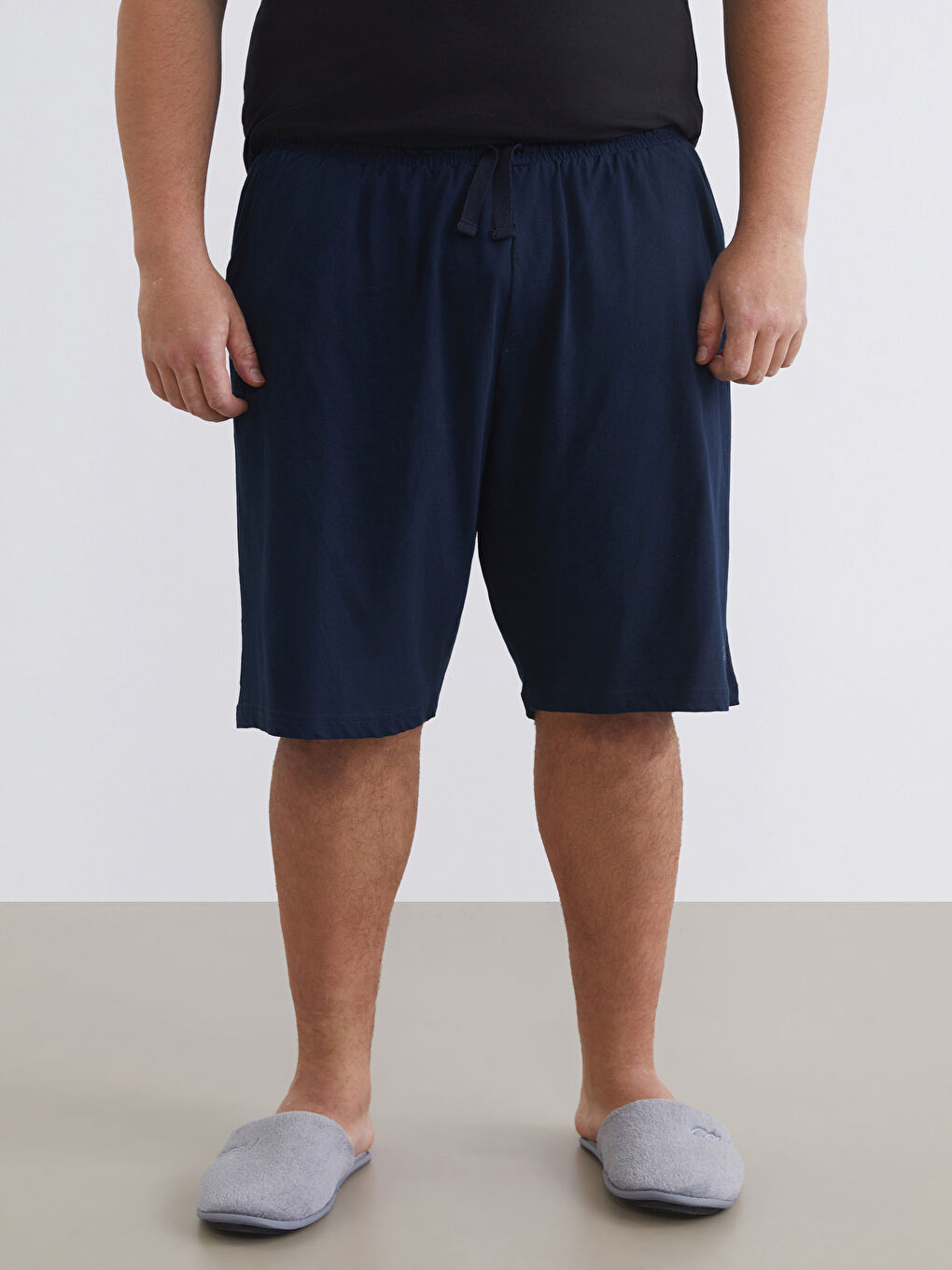 Комплект из 2-х Мужских Пижамных Шорт Слим Фит-5