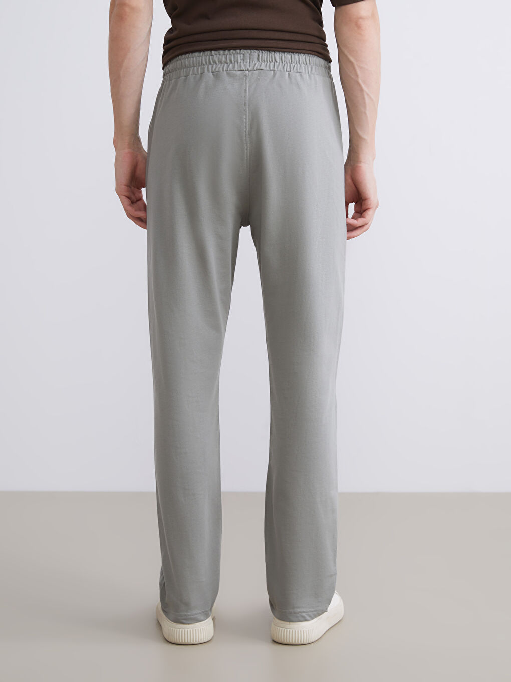 Haki Standart Kalıp Erkek Eşofman Altı-3