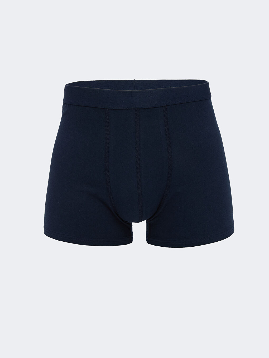 Lacivert Standart Kalıp Pamuklu Esnek Erkek Boxer 3'lü-3