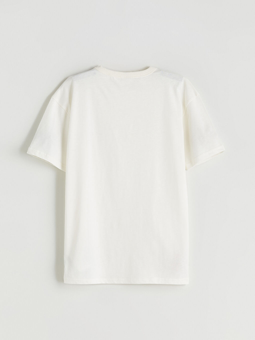 Ekru Bisiklet Yaka Slogan Baskılı Erkek Çocuk Tişört-4