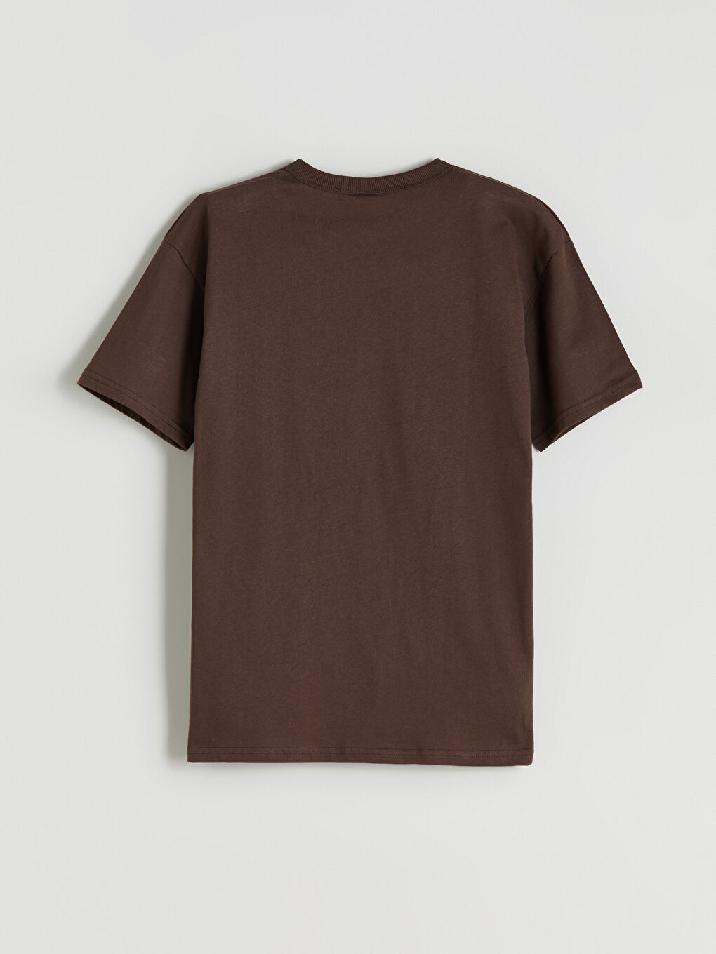 Kahverengi Bisiklet Yaka Slogan Baskılı Erkek Çocuk Tişört-4