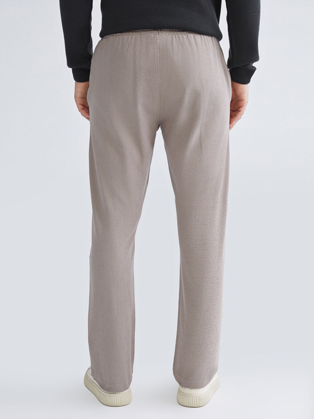 Kahverengi Standart Kalıp Erkek Eşofman Altı-3