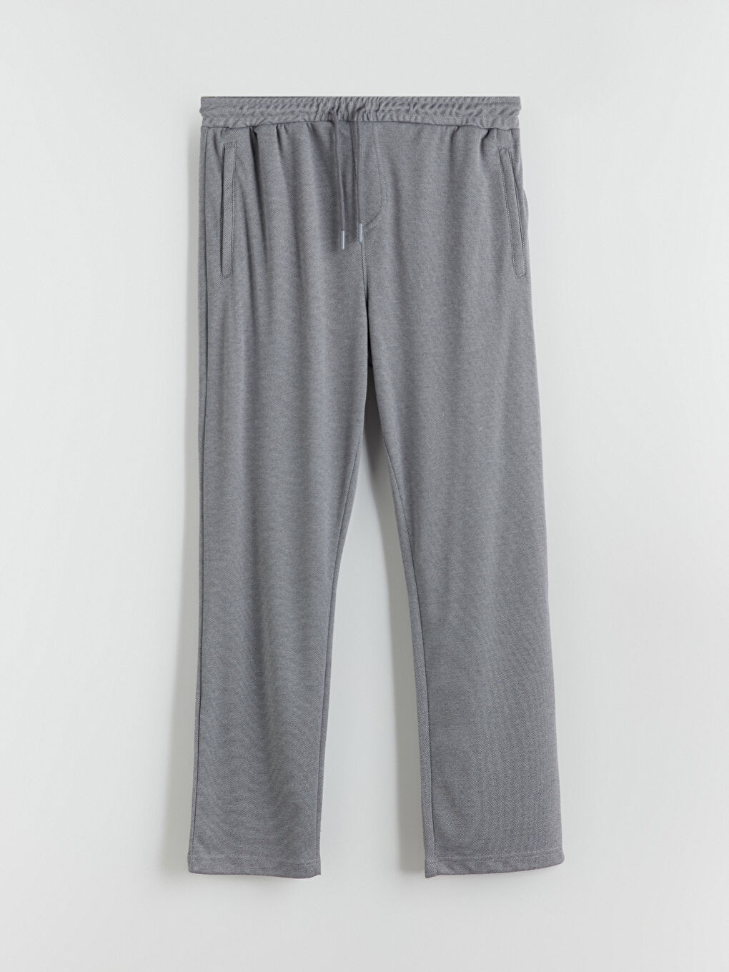 Gri Standart Kalıp Erkek Eşofman Altı-4