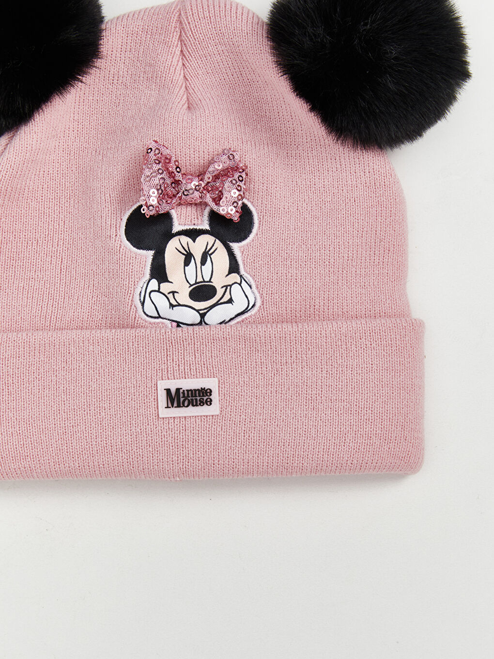 Girl's Minnie Mouse Licensed Knitwear Beanie-1