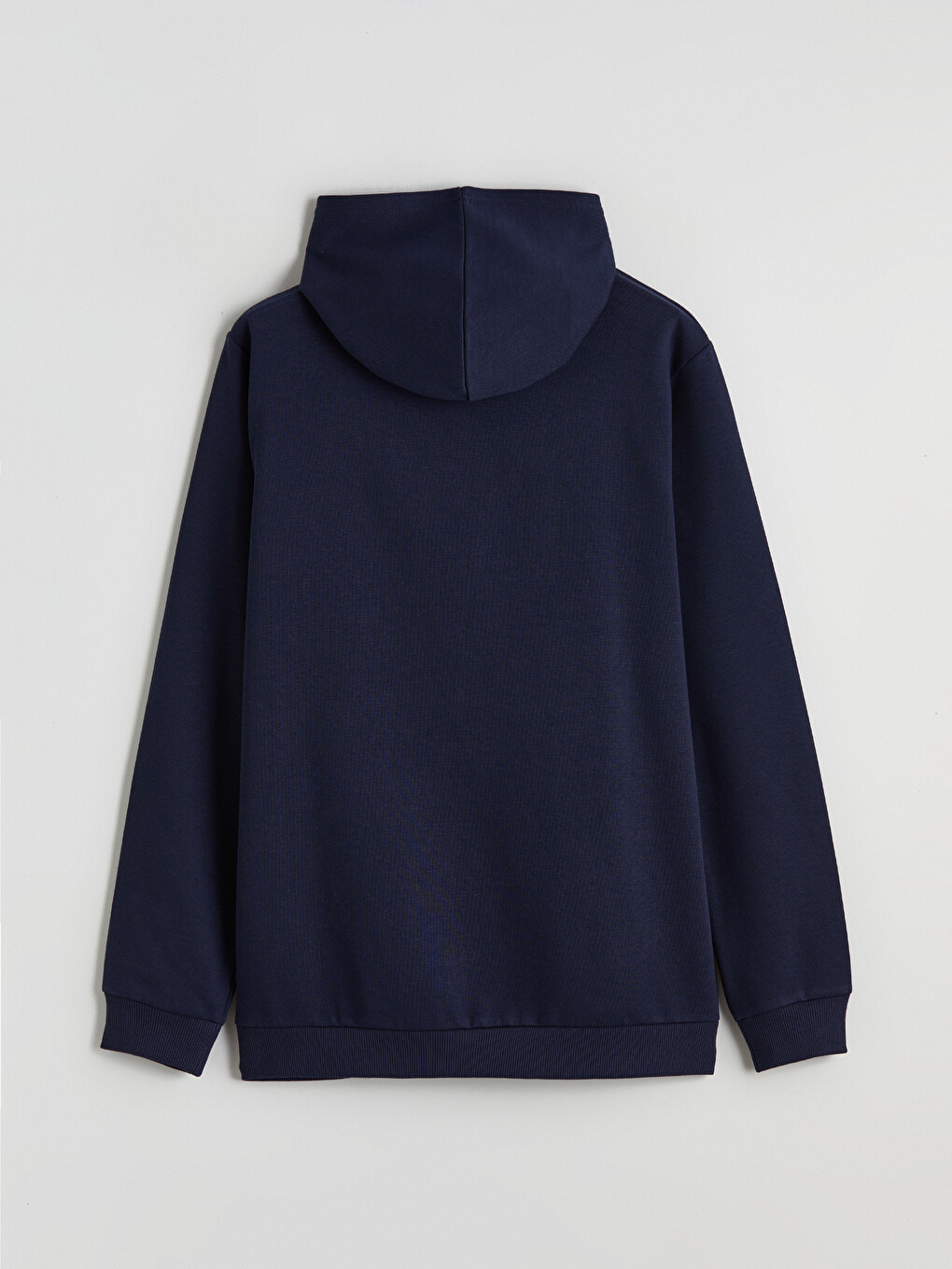 Hooded Basic Long Sleeve Boys' Zippered Sweatshirt-3