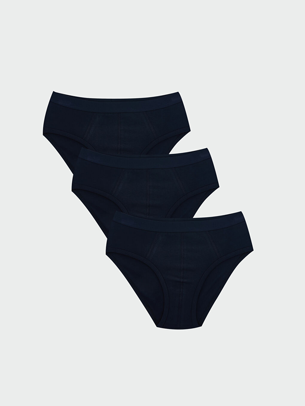 Chiloți Standard din Bumbac Flexibil pentru Bărbați, Pachet de 3 Bucăți-1