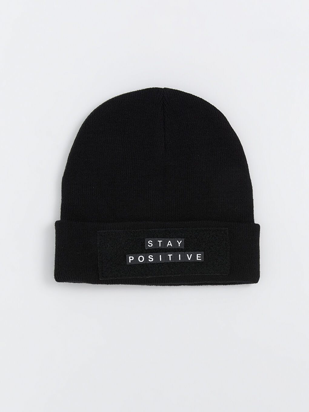 LCW ACCESSORIES Velcro Lapel Detail Men's Knitwear Beanie -W25195Z8-HUC