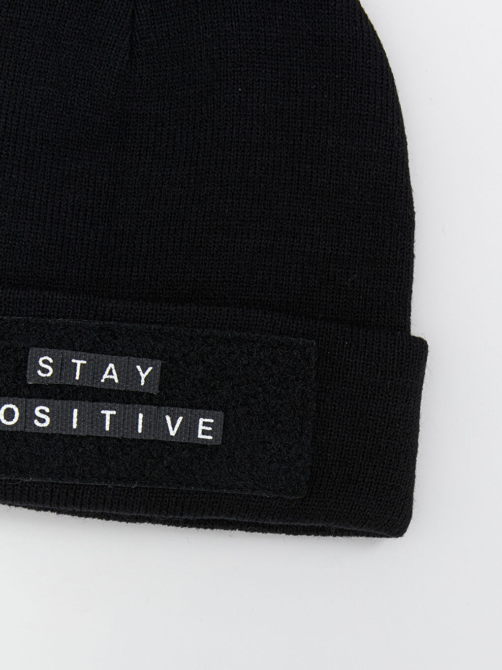 LCW ACCESSORIES Velcro Lapel Detail Men's Knitwear Beanie -W25195Z8-HUC