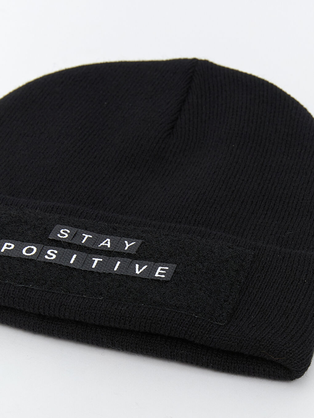 LCW ACCESSORIES Velcro Lapel Detail Men's Knitwear Beanie -W25195Z8-HUC